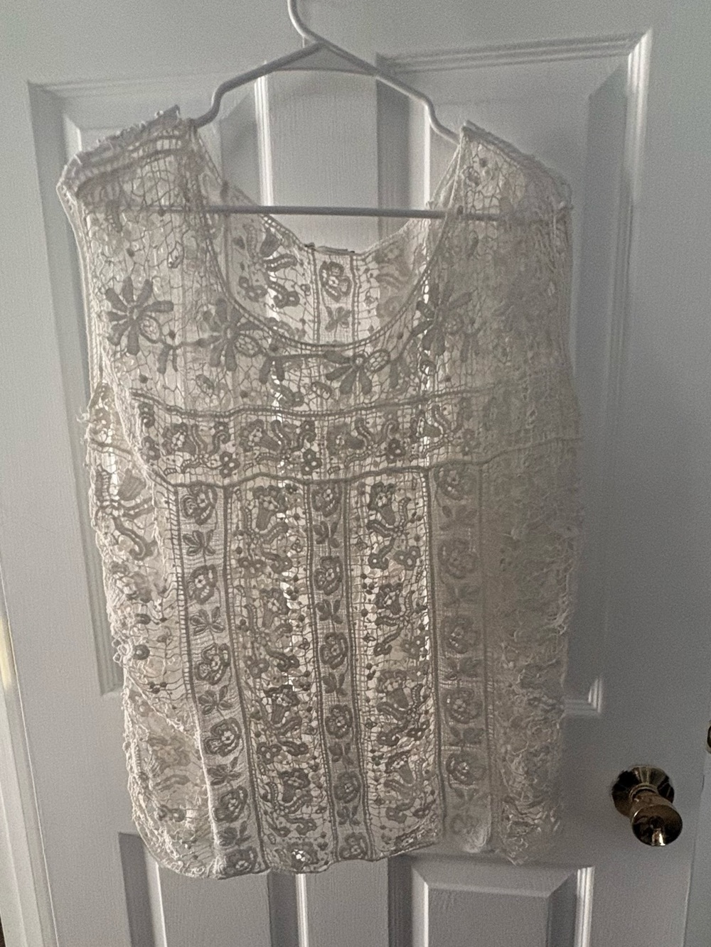 Bar III crochet top
